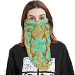 420 Golden Marijuana Leaves CBDOilPrincess 4620c7f7-26fd-4a03-a44e-12e7042c7a06 Face Covering Bandana (Triangle)
