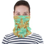 420 Golden Marijuana Leaves CBDOilPrincess 4620c7f7-26fd-4a03-a44e-12e7042c7a06 Face Seamless Bandana (Adult)
