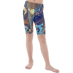 Kids  Mid Length Swim Shorts 