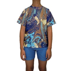 Kids  Short Sleeve Swimwear 