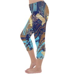 Capri Winter Leggings Back Capri Winter Leggings Back