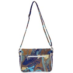 Shoulder Bag with Back Zipper 