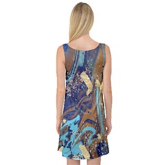 Sleeveless Satin Nightdress Back Sleeveless Satin Nightdress Back