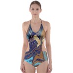 My Pour Cup Painting CBDOilPrincess 0cfa8741-c750-44af-8d62-c9a03448df92 Cut-Out One Piece Swimsuit