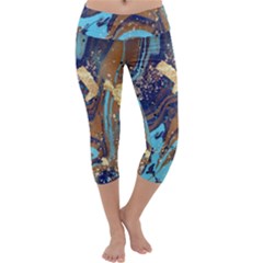 Capri Yoga Leggings Front Capri Yoga Leggings Front