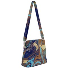 Zipper Messenger Bag 