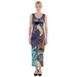 My Pour Cup Painting CBDOilPrincess 0cfa8741-c750-44af-8d62-c9a03448df92 Fitted Maxi Dress