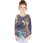 My Pour Cup Painting CBDOilPrincess 0cfa8741-c750-44af-8d62-c9a03448df92 Kids  Long Sleeve Tee