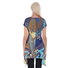 Short Sleeve Side Drop Tunic 