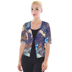 Cropped Button Cardigan 