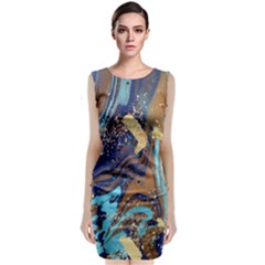 Sleeveless Velvet Midi Dress 