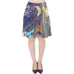 Velvet High Waist Skirt 