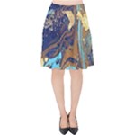 My Pour Cup Painting CBDOilPrincess 0cfa8741-c750-44af-8d62-c9a03448df92 Velvet High Waist Skirt