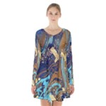 My Pour Cup Painting CBDOilPrincess 0cfa8741-c750-44af-8d62-c9a03448df92 Long Sleeve Velvet V-neck Dress