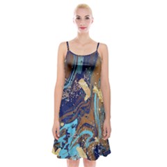 Spaghetti Strap Velvet Dress 