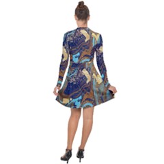 Long Sleeve Panel Dress 