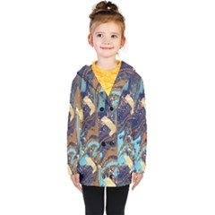 Kids  Double Breasted Button Coat 