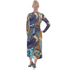 Velvet Maxi Wrap Dress 