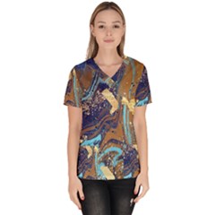 Women s V-Neck Scrub Top 
