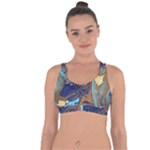 My Pour Cup Painting CBDOilPrincess 0cfa8741-c750-44af-8d62-c9a03448df92 Cross String Back Sports Bra