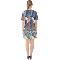Sixties Short Sleeve Mini Dress 