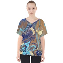 V-Neck Dolman Drape Top 