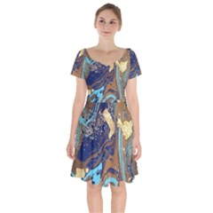 Short Sleeve Bardot Dress 