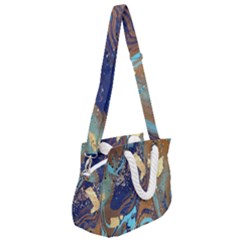Rope Handles Shoulder Strap Bag 