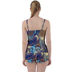 Tie Front Two Piece Tankini 
