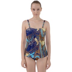 Twist Front Tankini Set 