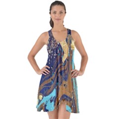 Show Some Back Chiffon Dress 