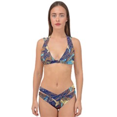 Double Strap Halter Bikini Set 