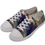 My Pour Cup Painting CBDOilPrincess 0cfa8741-c750-44af-8d62-c9a03448df92 Women s Low Top Canvas Sneakers