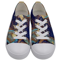 Kids  Low Top Canvas Sneakers 