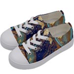 My Pour Cup Painting CBDOilPrincess 0cfa8741-c750-44af-8d62-c9a03448df92 Kids  Low Top Canvas Sneakers