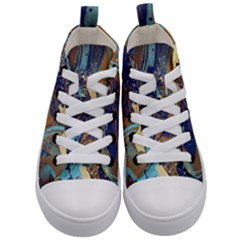 Kids  Mid-Top Canvas Sneakers 