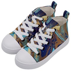 Kids  Mid-Top Canvas Sneakers 