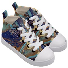 Kids  Mid-Top Canvas Sneakers 