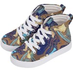 My Pour Cup Painting CBDOilPrincess 0cfa8741-c750-44af-8d62-c9a03448df92 Kids  Hi-Top Skate Sneakers