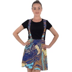 Velvet Suspender Skater Skirt 