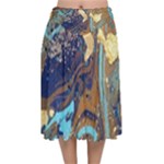 My Pour Cup Painting CBDOilPrincess 0cfa8741-c750-44af-8d62-c9a03448df92 Velvet Flared Midi Skirt