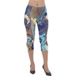 My Pour Cup Painting CBDOilPrincess 0cfa8741-c750-44af-8d62-c9a03448df92 Lightweight Velour Capri Leggings 