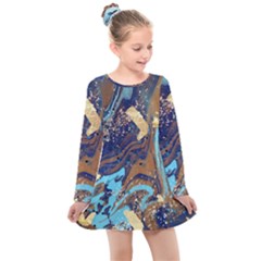 Kids  Long Sleeve Dress 