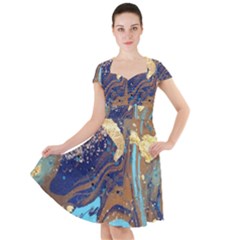 Cap Sleeve Midi Dress 