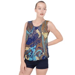 Bubble Hem Chiffon Tank Top 