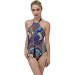 My Pour Cup Painting CBDOilPrincess 0cfa8741-c750-44af-8d62-c9a03448df92 Go with the Flow One Piece Swimsuit