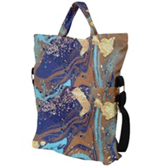 Fold Over Handle Tote Bag 