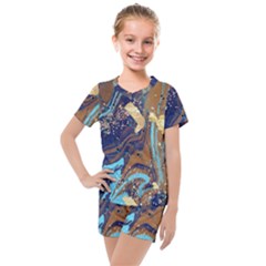 Kids  Mesh T-Shirt and Shorts Set 