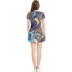 Short Sleeve V-Neck Dress 