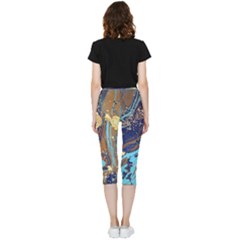 Inside Out Lightweight Velour Capri Leggings  